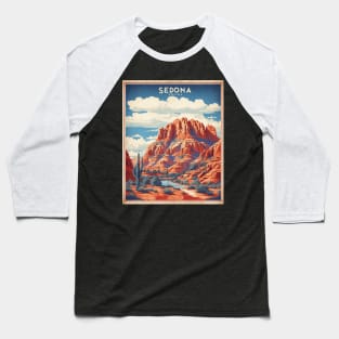 Sedona Arizona United States of America Tourism Vintage Poster Baseball T-Shirt